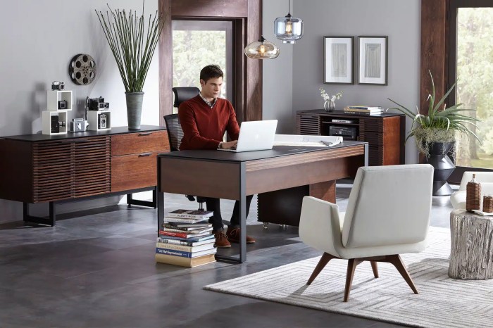 Office furniture designer ideas middle contemporary designs table size big placed wooden behind cut different but interior